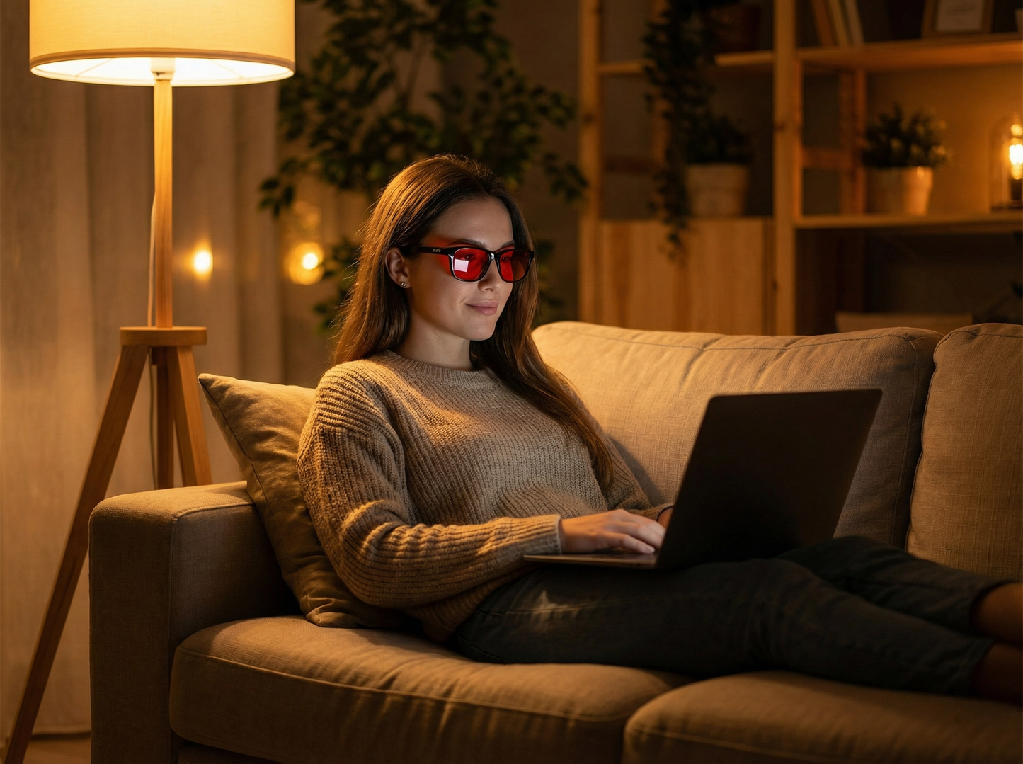 Lunettes rouges anti-lumière bleue (Model 2)