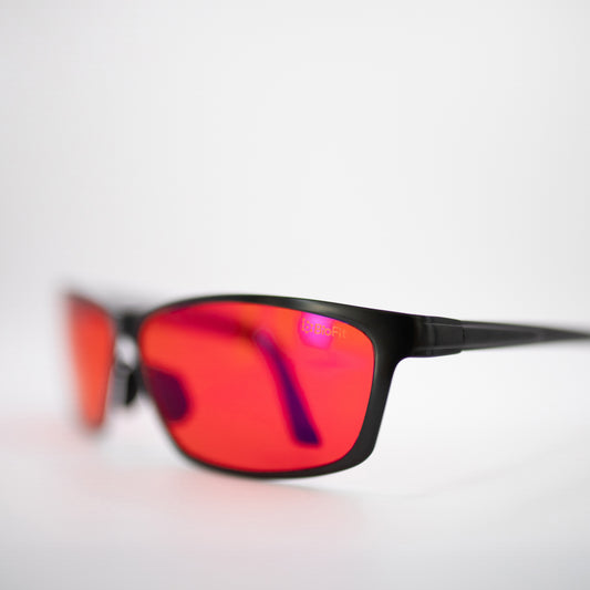 Lunettes rouges anti-lumière bleue
